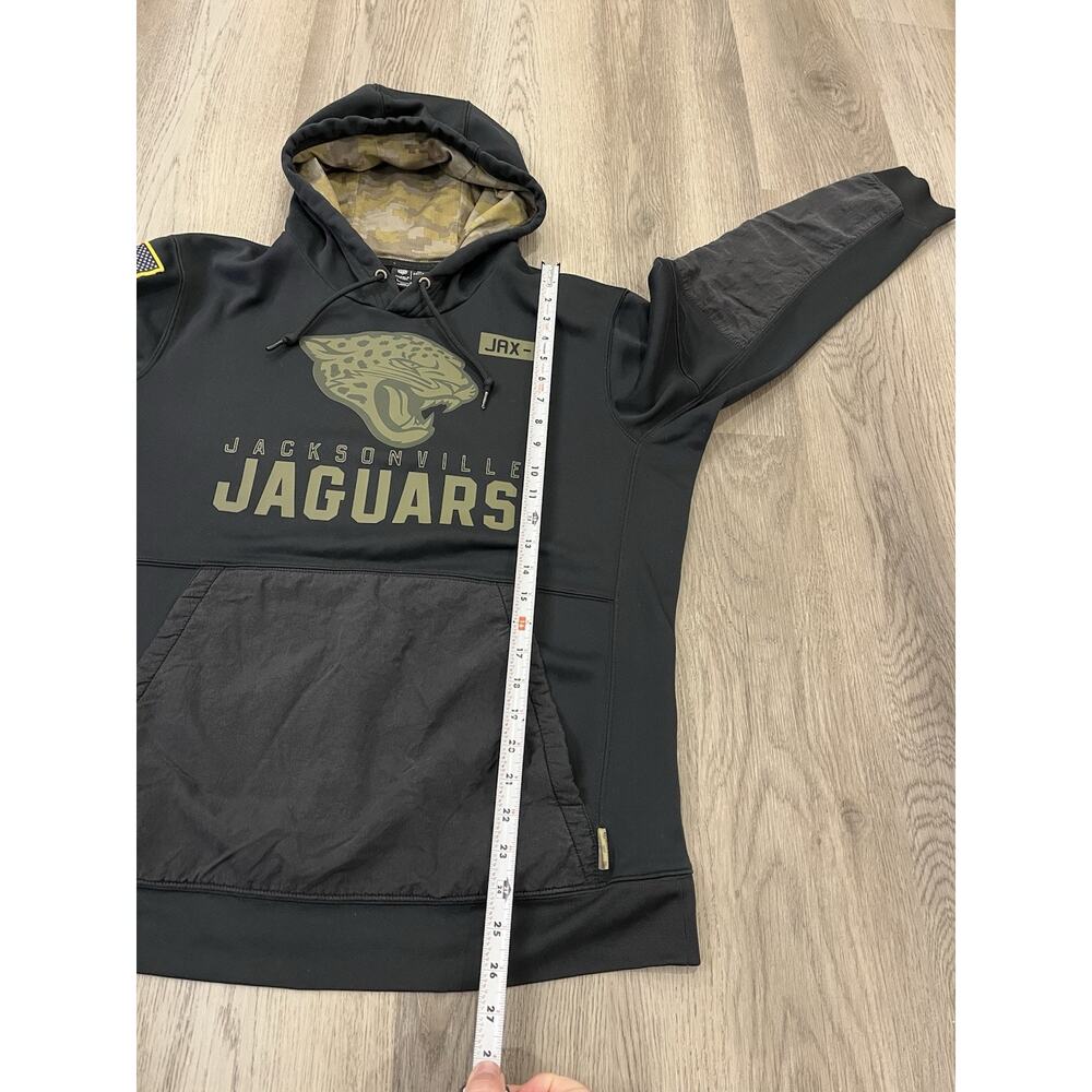 Jacksonville Jaguars Nike On Field Salute To Service Hoodie Mens Large L Black - Picture 11 of 12